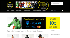 Desktop Screenshot of bonecosderesina.com.br