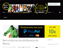 Tablet Screenshot of bonecosderesina.com.br